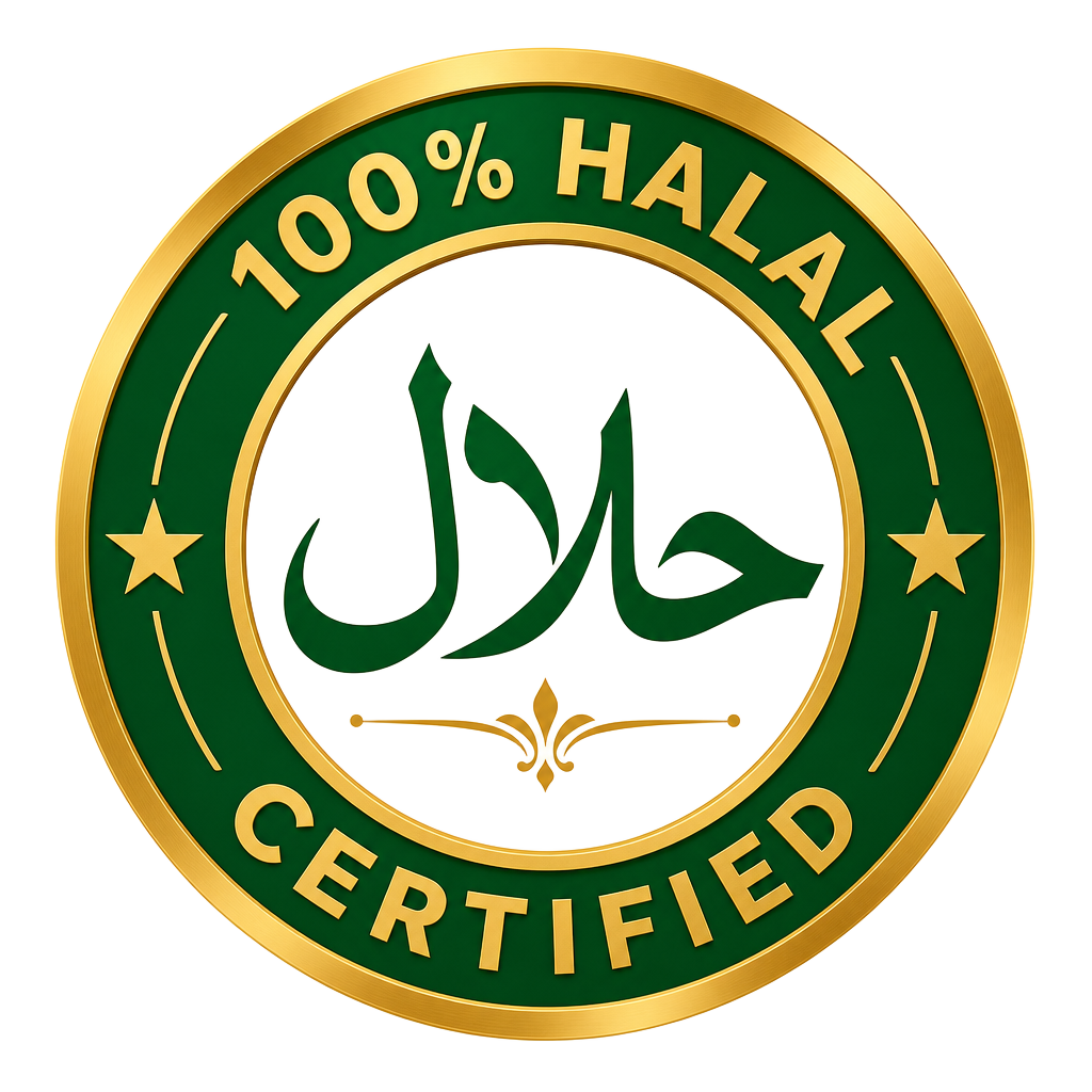 100% Halal Certified